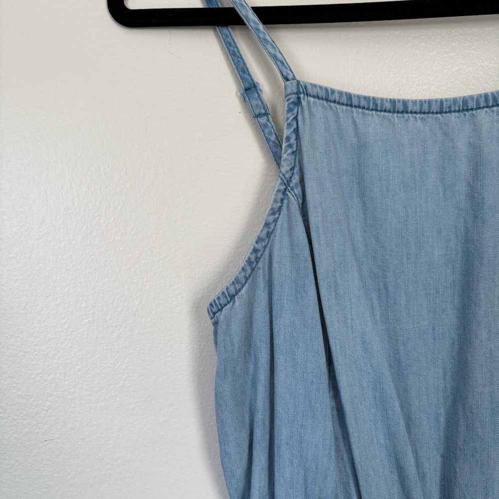 Mossimo | Denim Embroidered Romper | Size Small - Picture 3 of 8